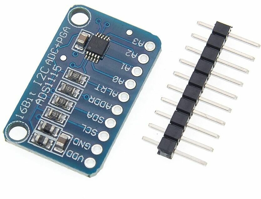 ADS1115 модуль АЦП 16-битный 4-канальный (I2C)