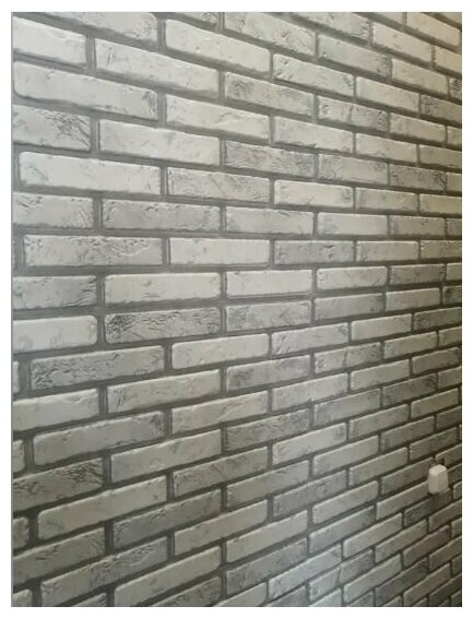 Панель на стену из ПВХ GRACE (Кирпич Светлый, 970х498 мм) УТ000031955 - фотография № 3