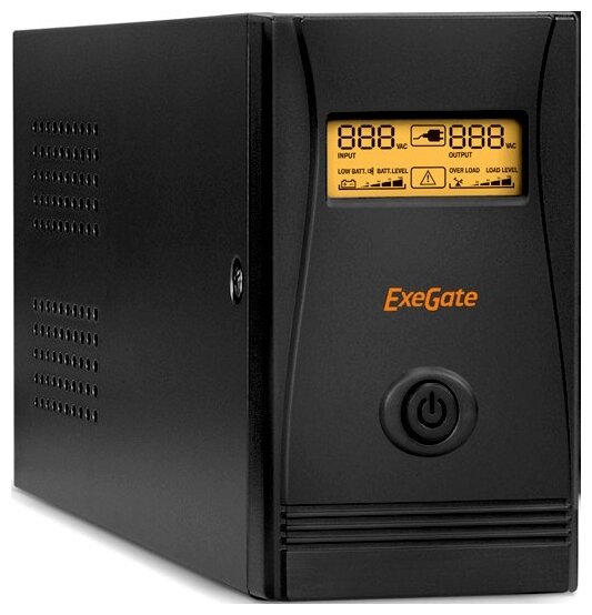 ИБП ExeGate SpecialPro Smart LLB-650.LCD.AVR.EURO.RJ.USB <650VA/360W, LCD, AVR, 2евро, RJ45/11, USB>EP285581RUS