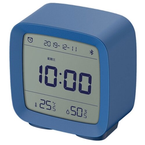 фото Часы с термометром xiaomi qingping bluetooth smart alarm clock синий