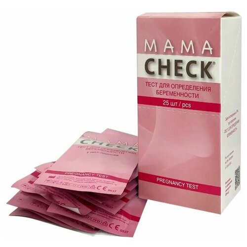 Тест для определения беременности MAMA CHECK, 25 шт