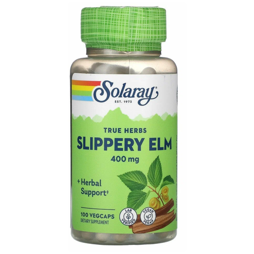 Slippery Elm, 400 мг, 10 г, 100 шт.