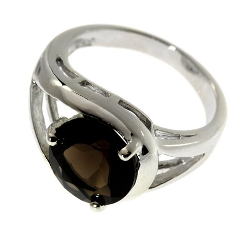 фото Element47 кольцо из серебра 925 пробы с раухтопазом ppr1263_ko_sq_wg, размер 17