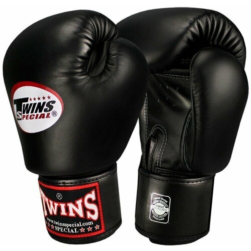 Боксерские перчатки Twins Special BGVL-3 черные, 20 унц.