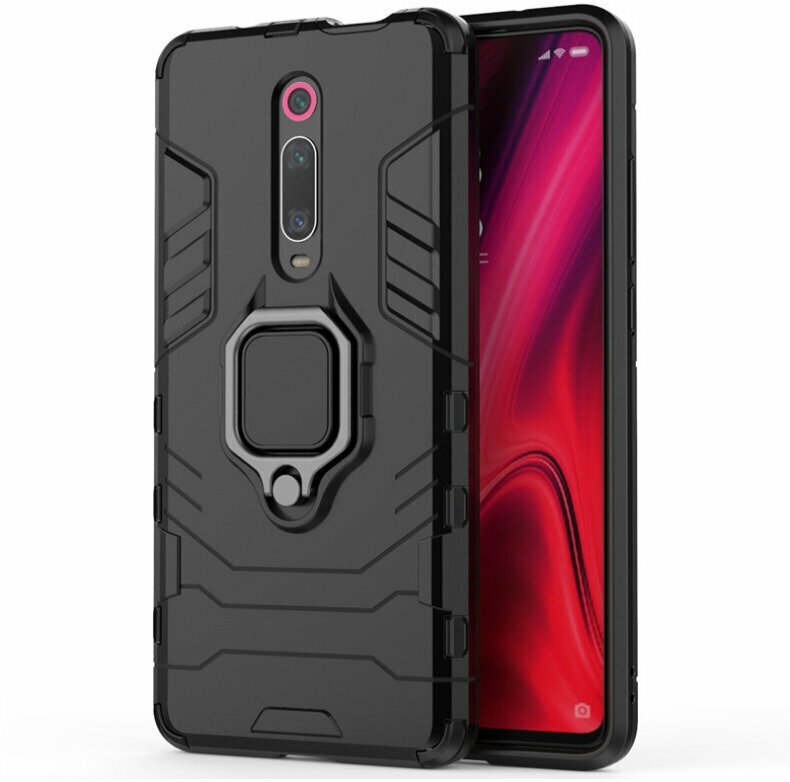 Чехол противоударный для Xiaomi Mi 9T и 9T Pro / Сяоми Ми 9Т и 9Т Про (Черный)