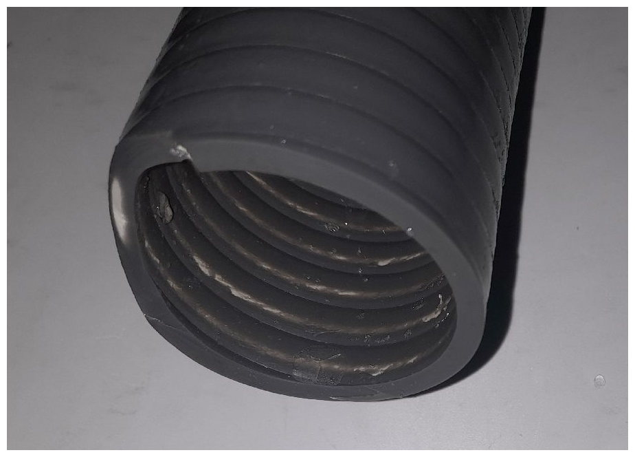 Шланг ассенизаторский (диаметр 50 мм.) (10 метров) морозостойкий (серый)