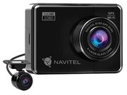 Видеорегистратор NAVITEL R700 GPS Dual, 2 камеры, GPS, черный