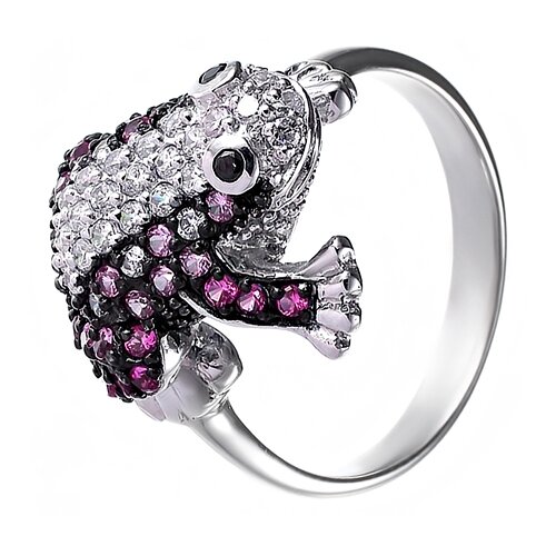 фото Element47 кольцо из серебра 925 пробы с кубическим цирконием pr150031j_001_wg, размер 17.75