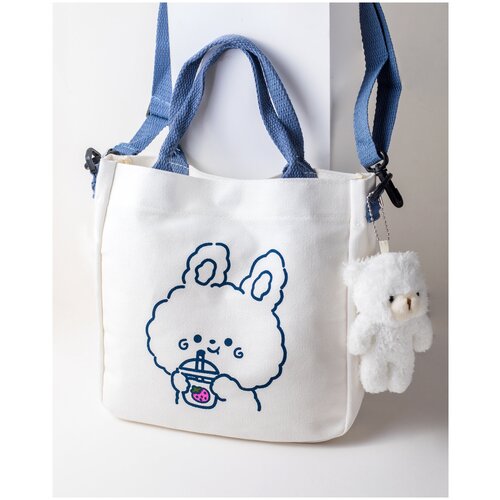 фото Сумка из холста 23х23 см home salon