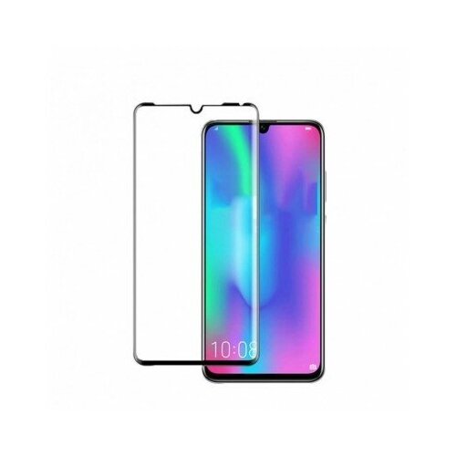 Защитное стекло 3D Tempered Glass для Huawei P30 полный клей ( черная рамка )