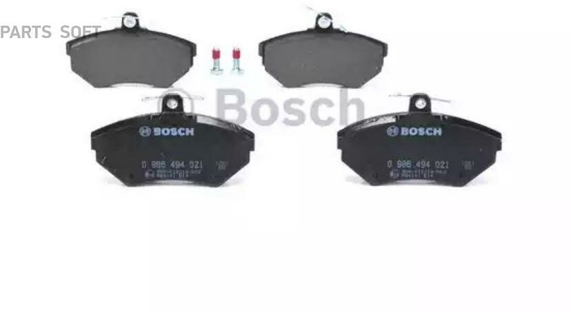 BOSCH 0986494021 Колодки торм. пер.