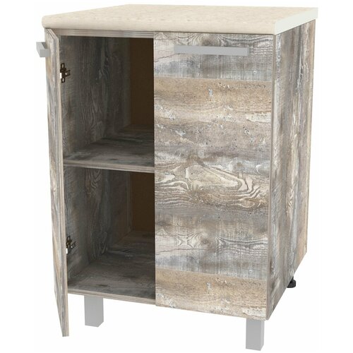 Стол 600 со столешницей семолина бежевая - битон