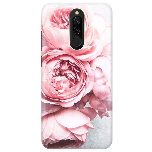 фото Cиликоновый прозрачный чехол artcolor для xiaomi redmi 8 с принтом "нежность" re:pa