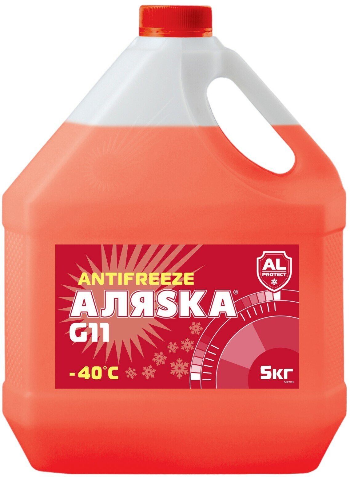 Антифриз Аляsка Antifreeze -40°C G11 Красный