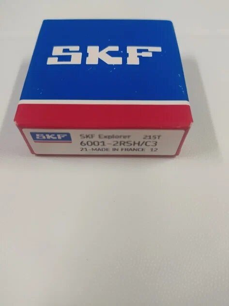 Подшипник SKF 6001-2RSH/C3 шариковый радиальный 12*28*8/00178