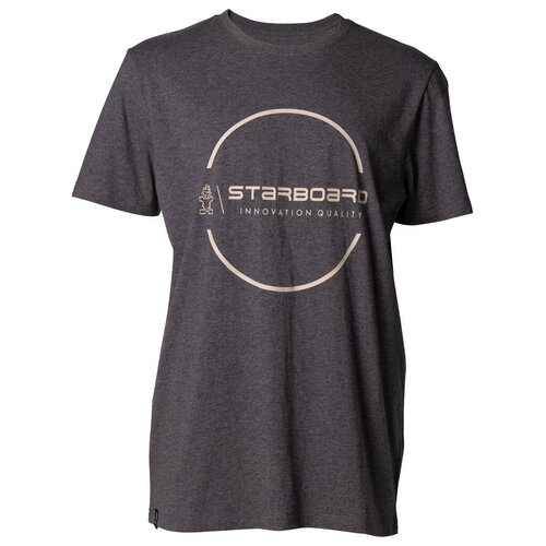 Мужская футболка Starboard Mens Hoop Tee Dark Grey, темно-серый, размер XXL