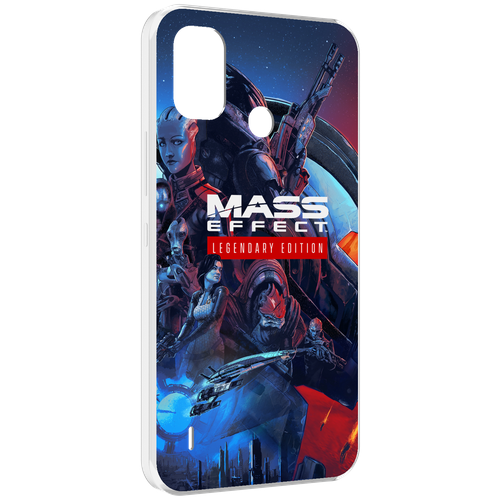 Чехол MyPads Mass Effect Legendary Edition для Itel A48 задняя-панель-накладка-бампер чехол mypads mass effect legendary edition для motorola moto g7 play задняя панель накладка бампер