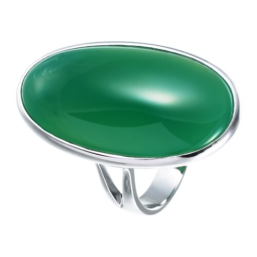 фото Element47 кольцо из серебра 925 пробы с агатом mr1728_ko_zag_001_wg, размер 17