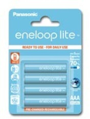 Аккумулятор Panasonic Eneloop Lite BK-4LCCE/4BE 550 mAh 4шт AAA