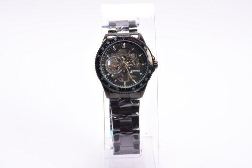Наручные часы WINNER Механические наручные часы скелетон с автоподзаводом WINNER 9537, черный