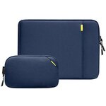 Папка Tomtoc Defender Laptop Sleeve Kit 2-in-1 A13 набор для Macbook Pro 14', синий - изображение