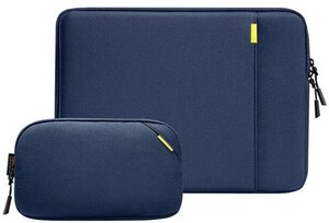 Фото Папка Tomtoc Defender Laptop Sleeve Kit 2-in-1 A13 набор для Macbook Pro 14', синий