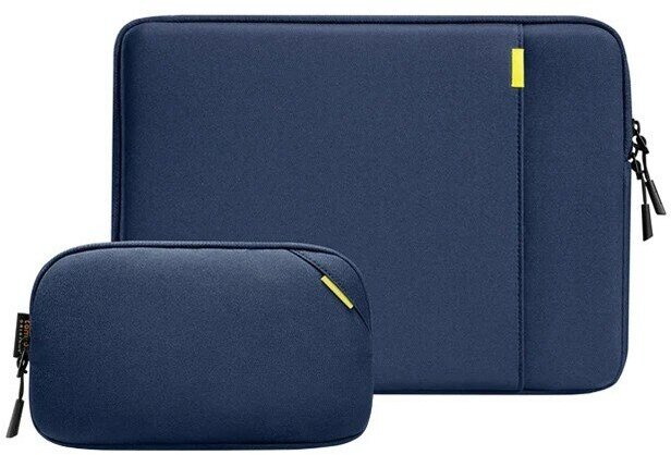 Папка Tomtoc Defender Laptop Sleeve Kit 2-in-1 A13 набор для Macbook Pro 14', синий