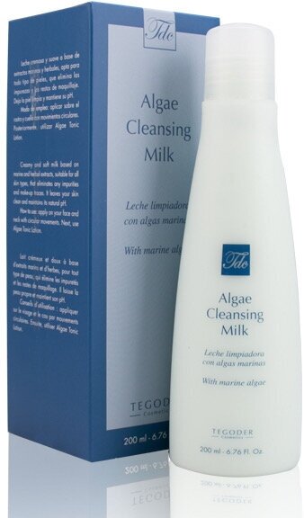 Очищающее молочко с водорослями для сухой и чувствительной кожи Тегор (Algae Cleansing Milk 200 ml) Tegor
