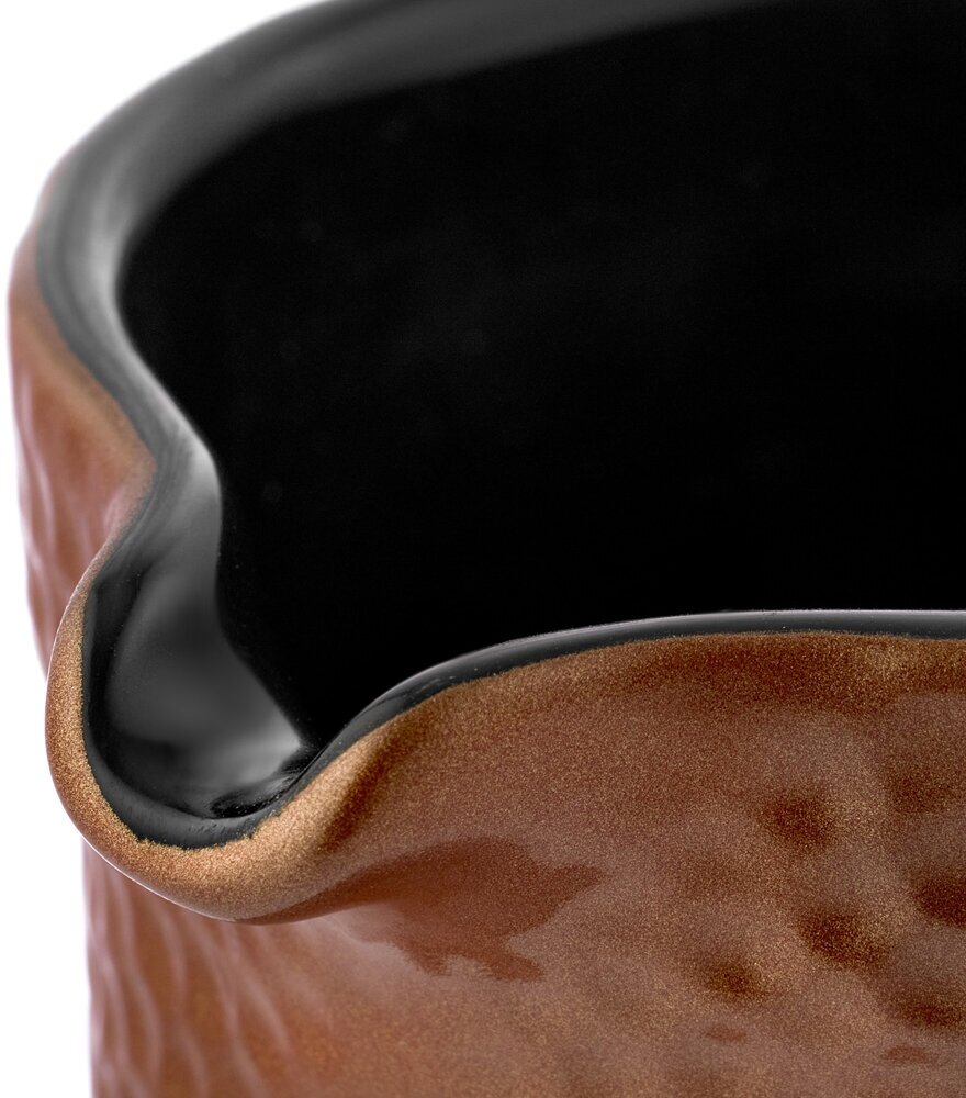 Турка керамическая для кофе Ceraflame Hammered, 350 мл, цвет медный Hoff - фото №9