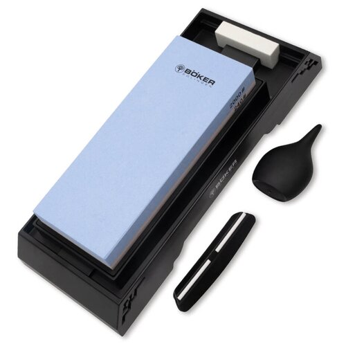 Камень точильный с подставкой Boker 09BO376 Combi Water Stone 240/2000