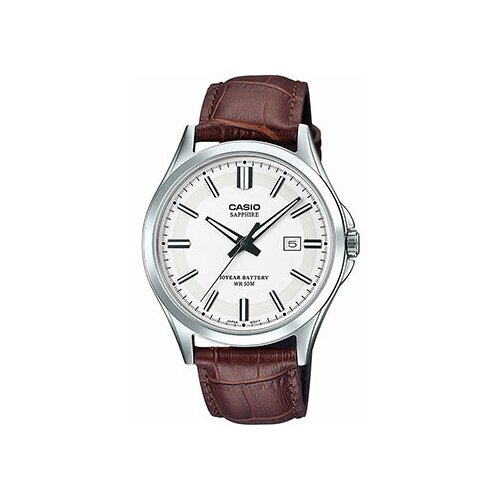 Наручные часы CASIO Classic MTS-100L-7AVEF, белый, коричневый