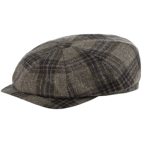 фото Кепка восьмиклинка wigens 101745 newsboy classic cap (коричневый), размер 57