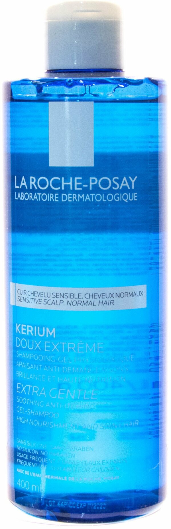 Шампунь-гель La Roche-Posay (Ля рош-позе) Kerium DS мягкий физиологический 400 мл Косметик актив продуксьон - фото №4