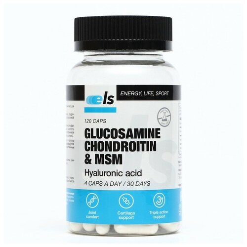 Препарат для укрепления связок и суставов Фармгрупп Glucosamine Chondroitin & MSM, 120 шт. препарат для укрепления связок и суставов ultimate nutrition glucosamine chondroitin msm 90 шт