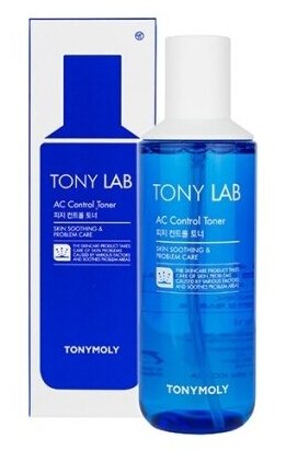 TONYMOLY Тоник для ухода за кожей склонной к жирности и появлению акне Tony Lab AC Control Toner, 180мл