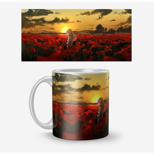 Кружка с аниме принтом 