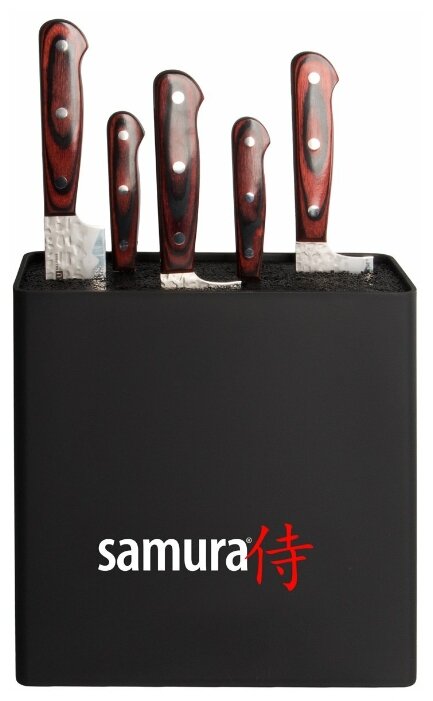Подставка универсальная для ножей Samura Hypercube KBH-101/Y - фотография № 2