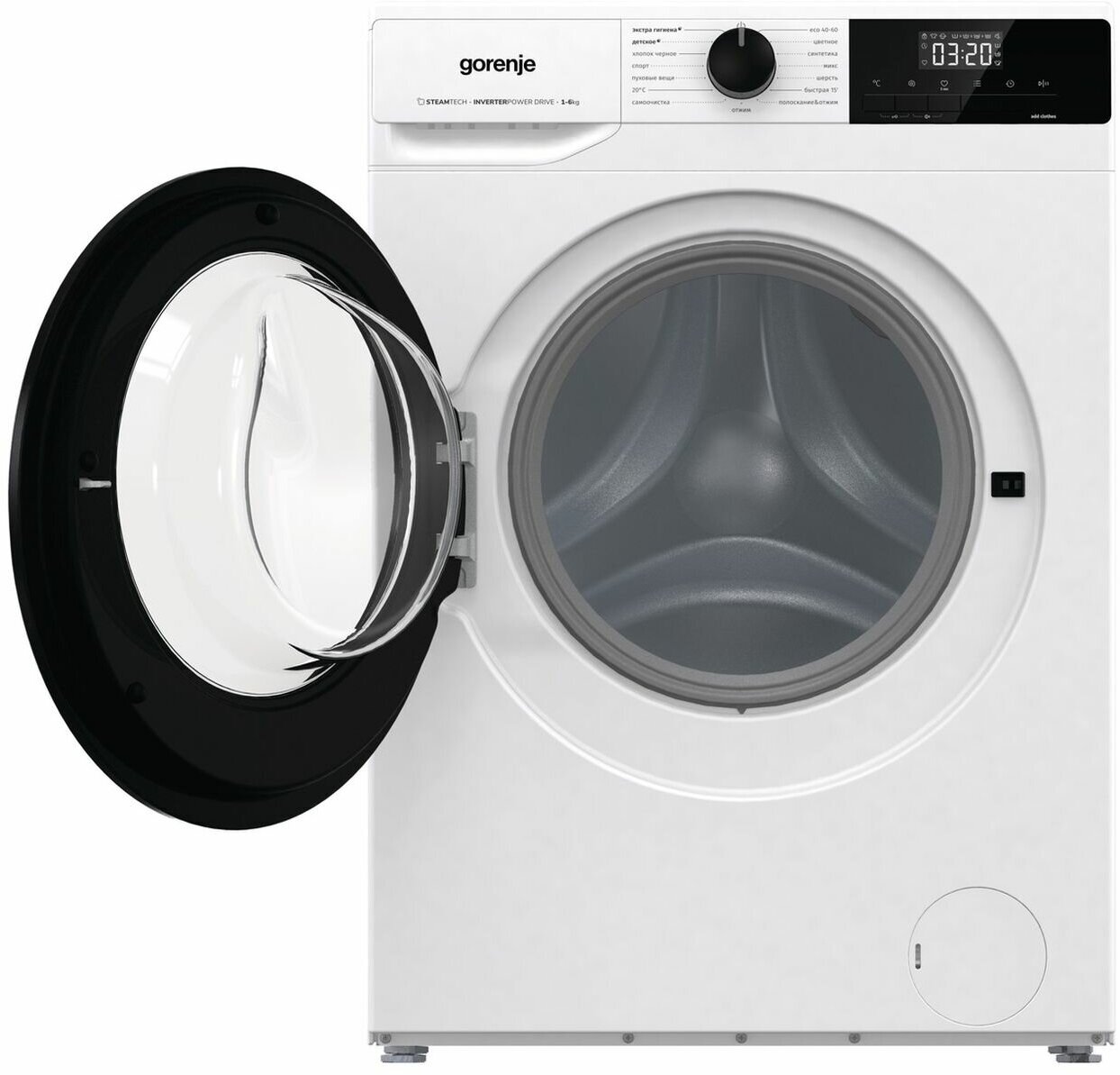 Стиральная машина узкая Gorenje W1NHEI62SAS - фотография № 3