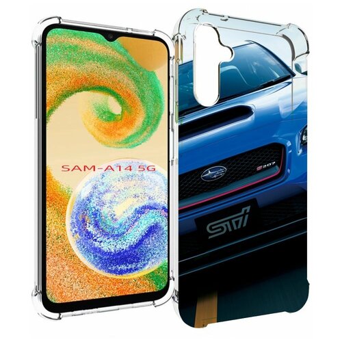 Чехол MyPads субару subaru 2 для Samsung Galaxy A14 4G/ 5G задняя-панель-накладка-бампер