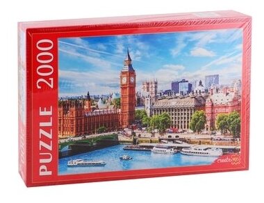 Пазл 2000 Утренний Биг-Бен в Лондоне ПИ2000-3695