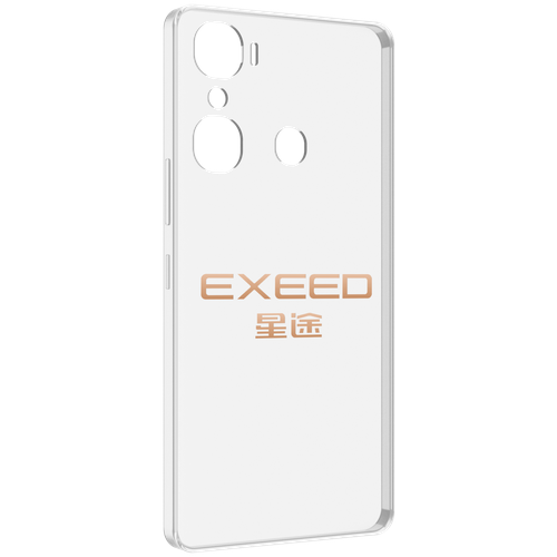 Чехол MyPads exeed эксид 2 для Infinix Hot 12 Pro задняя-панель-накладка-бампер