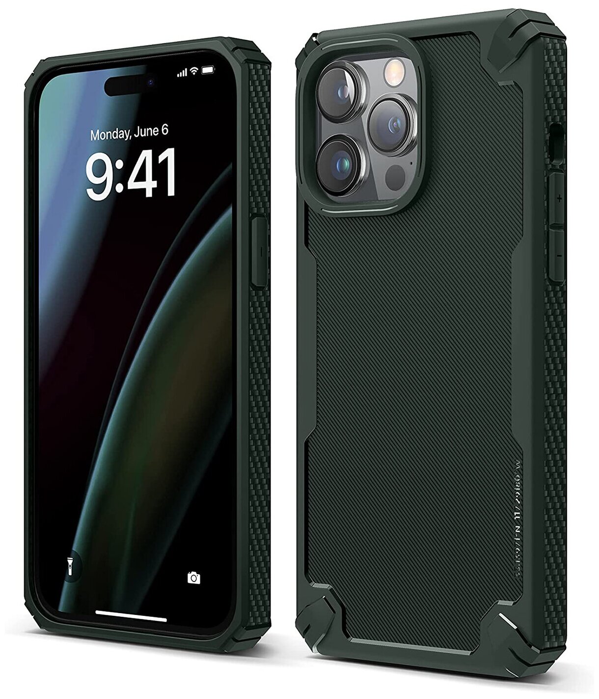 Elago Чехол Elago ARMOR Silicone case для iPhone 14 Pro Max, зеленый