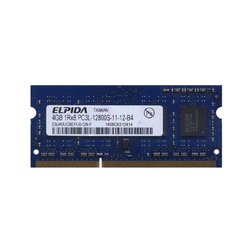 Оперативная память Elpida 4 ГБ DDR3L 1600 МГц SODIMM CL11 оперативная память amd 4 гб ddr3l 1600 мгц sodimm cl11 r534g1601s1sl uo