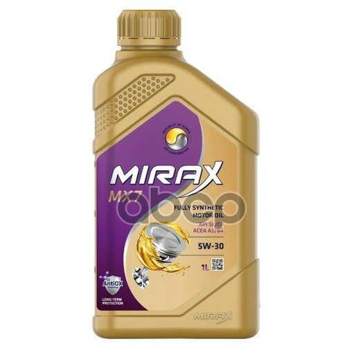 MIRAX Mirax Mx7 5W30 Sl/Cf Масло Моторное Синт. (1L)