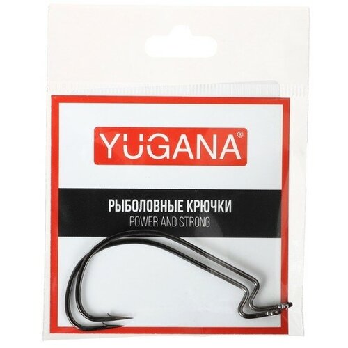 Крючок офсетный YUGANA Wide range worm №5/0, 2 шт в упак. косичка капля 5 0 7 0г 5 0 6 0 7 0г 4 шт упак