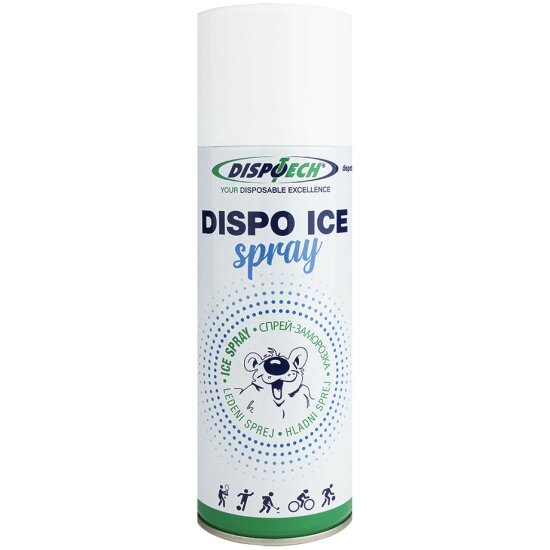 Спрей-заморозка Dispo Ice Spray охлаждающий и обезболивающий SP400DISPORU24 400 мл DISPOTECH