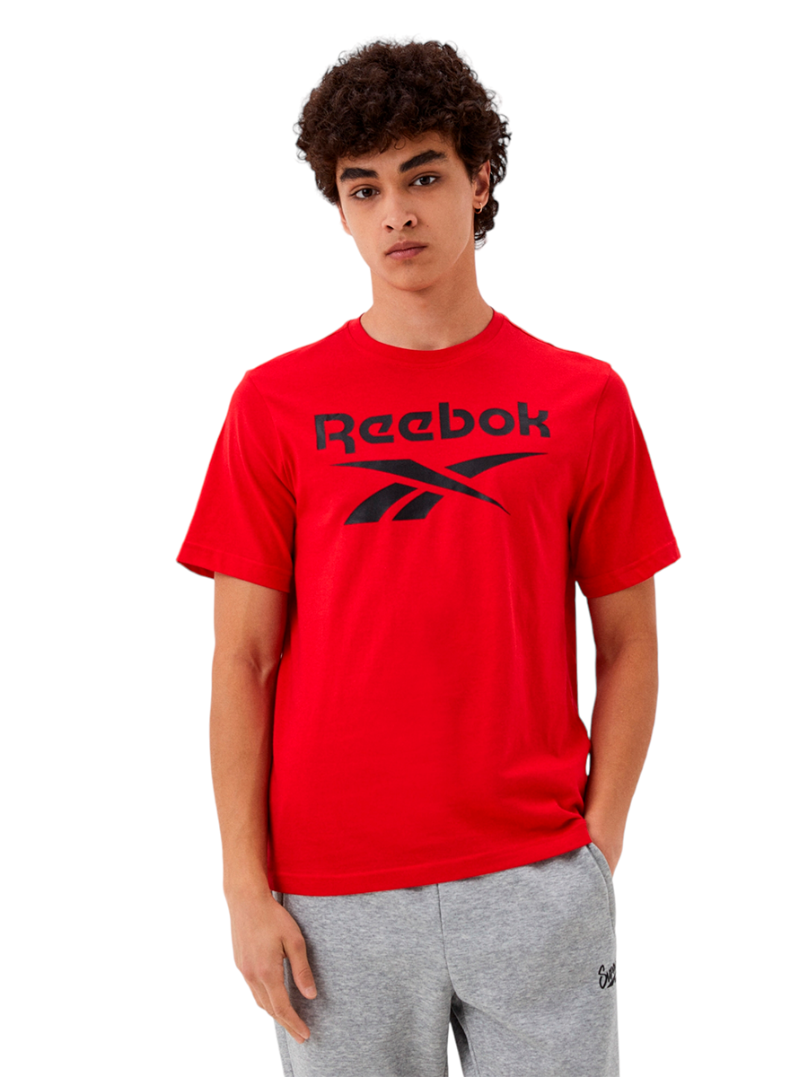 Футболка спортивная Reebok, 1 шт., размер M, красный