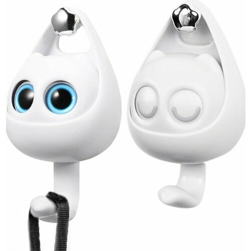 Крючок настенный самоклеящийся котик белый 700₽