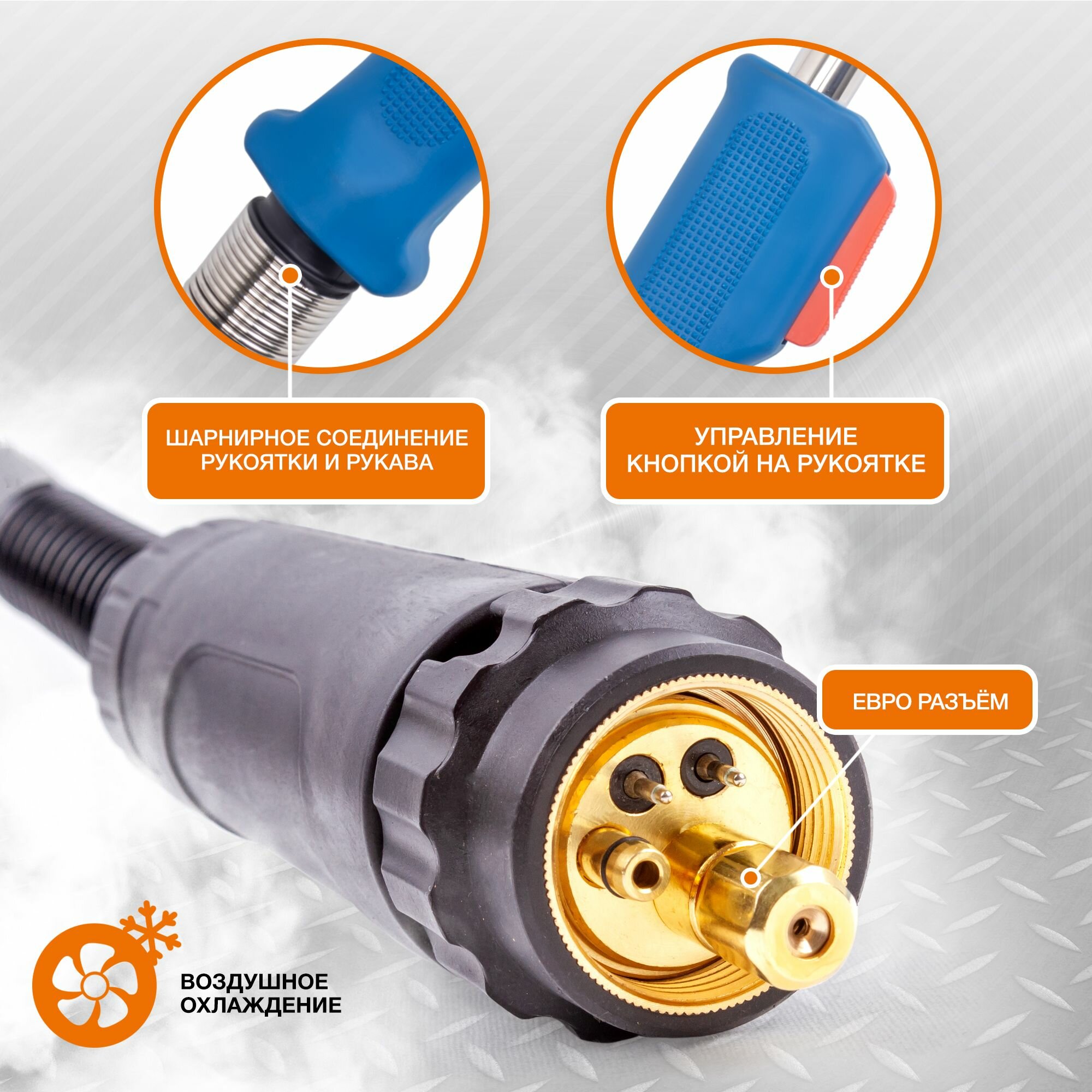 Горелка UnoMIG-40 3м — фото 1