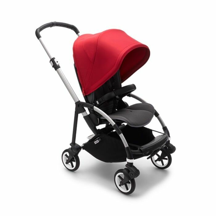Коляска прогулочная Bugaboo Bee6 base шасси Alu/Grey/Red 500302GR01/500305RD01 в комплекте